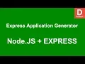 Express JS How to Create Node js Apps with Express Generator