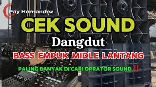 cek sound dangdut sejuta umat paling banyak di cari oprator sound terbaru 2025