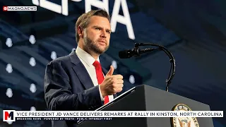 🇺🇸 Vice President JD Vance in North Carolina | MAGA Majority Force Rally in Kinston [LIVE]