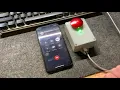 An emergency button that calls for help using an esp32