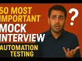50 Automation Testing Java Selenium Mock Interview Q A Role Play Crack Any QA Interview