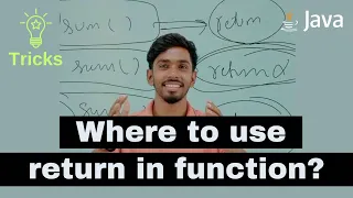 trick for where to use return in java and where not icse computer functions in java