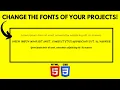 How to Add Google Fonts in HTML CSS Change Font Family Easily