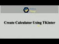 Create Calculator using TKinter