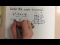 Factoring Simple Trinomials