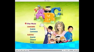 ABC English For Children Vol 2 2010 DVD Menu Walkthrough 