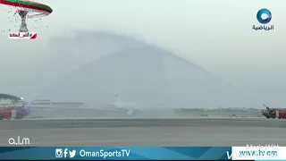 خليجي23 إستقبال أبطال الخليج سلام الحي لحيانه 