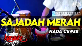 sajadah merah karaoke nada cewek wanita versi koplo high quality audio clarity