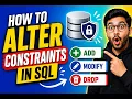 How to ALTER Constraints in SQL Add Modify Drop Explained