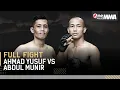Hook Punch! 👊 Ahmad Yusuf vs Abdul Munir || Full Fight One Pride MMA FN 37