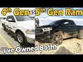 5th Gen Ram 1500 vs 4th Gen Ram 1500 Classic comparison Truck Central Actual Owner Review