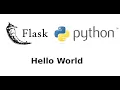 Flask Hello World pipenv