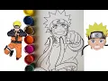 Learn to draw Naruto coloring pages for kids