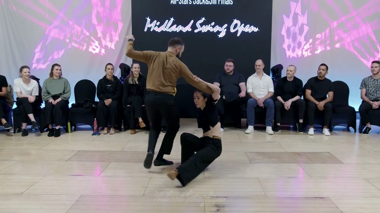Mathieu Compagnon & Laurene Ah-Sing - 3rd place All-Stars Jack&Jill Finals - Midland Swing Open 2024