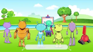 نشيد هيا لنرسم كرتون أطفال بدون موسيقى قناة هادفة للأطفال 