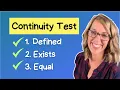 3-Step Continuity Test in Calculus Made Easy