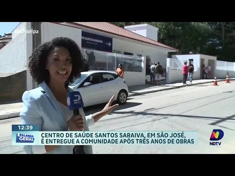 Obras do novo centro de saúde Santos Saraiva, em São José, são concluídas