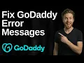Fix GoDaddy Error Messages 2026 Easy Guide