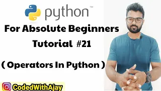 Operators In Python Python Tutorials For Absolute Beginners In Hindi