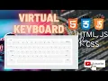 Virtual Keyboard Using HTML JS and CSS with Source Code