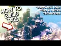 Valheim How to Build a Mountain Top Castle