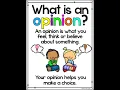 Opinion Writing