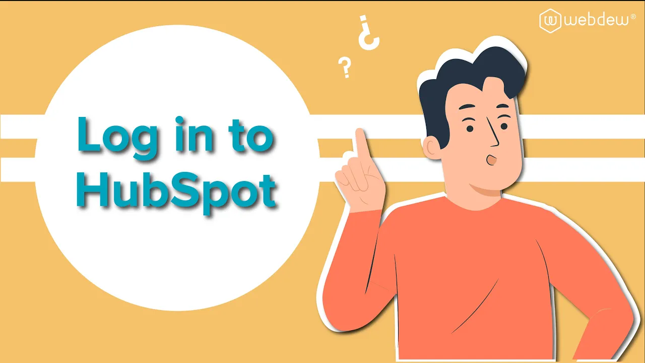 How to log in to HubSpot.