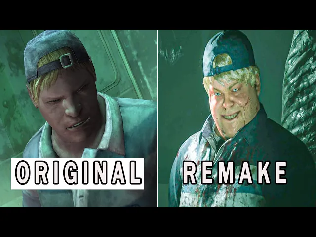 Silent Hill 2: Remake VS. Original ALL Enemies Comparison (&amp; Leave Ending)