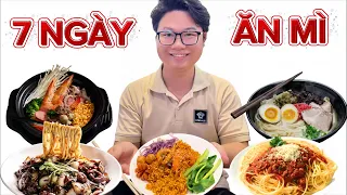 Thử Thách 7 Ngày Ăn 7 Món Mì Khác Nhau