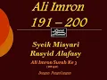 Ali Imron 191-200(Repeat)