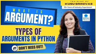 Types of Arguments in Python Python Tutorials for Beginners