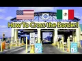 Eagle Pass USA Piedras Negras MX Border Crossing Experience and Guide