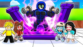 I Challenged Ekta To Become NOOB to PRO in Roblox Muscle Legends