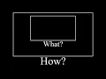 What How Meme Template Black Screen