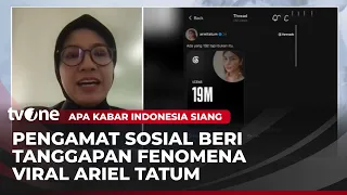 fenomena 19 juta postingan selebritas ariel tatum viral akis tvone