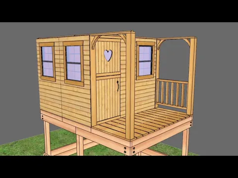 Download MP3 6x9 Sunflower Playhouse with Sandbox - Assembly Video