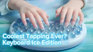 Frozen Keyboard ASMR for Sleep & Focus | Chill Tapping Sounds, No Talking
