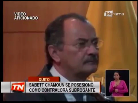 Sabett Chamoun se posesionó como contralora subrogante