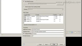 Android-Programming Tutorial install SDK Eclipse plugin and Hello world first program