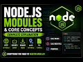 Node js Modules Core Concepts Explained HTTP FS Path Require Exports Callbacks Promises