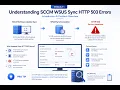 How to Fix SCCM WSUS Sync HTTP 503 Error Complete MECM Software Update Troubleshooting Guide