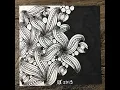 Easy Zentangle - Meditative art
