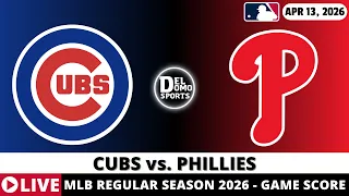 CHICAGO CUBS VS PHILADELPHIA PHILLIES MLB Game Score Radio Play-by-Play