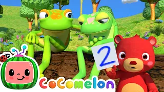 Five Little Speckled Frogs CoComelon Furry Friends Animals For Kids 
