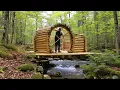 Download Lagu Een man bouwt een geheime schuilplaats in het bos boven de beek