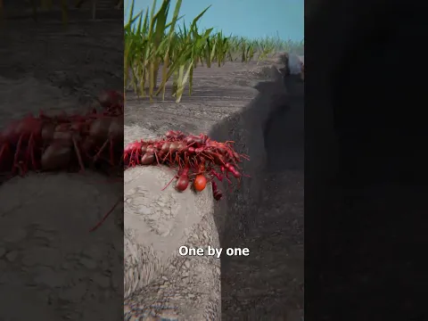 Army Ants Build Bridges With Their Bodies 😮