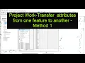 Project Work - Transfer Attributes Using ArcGIS
