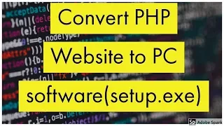 How to Convert PHP website with Database to a windows Application Hindi - Part 2