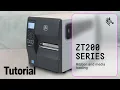 How To Load Media and Ribbon on your ZT230 Printer Zebra
