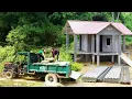 Download Lagu TIMELAPSE: Use Truck to Deliver Materials and Help Sister Roof Her New Countryside House
